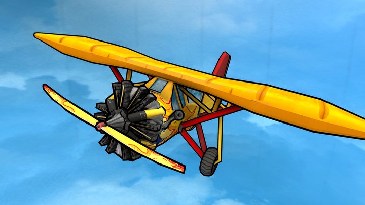 Flying Circus - Curtiss-C2 Challenger Edition 3D Model