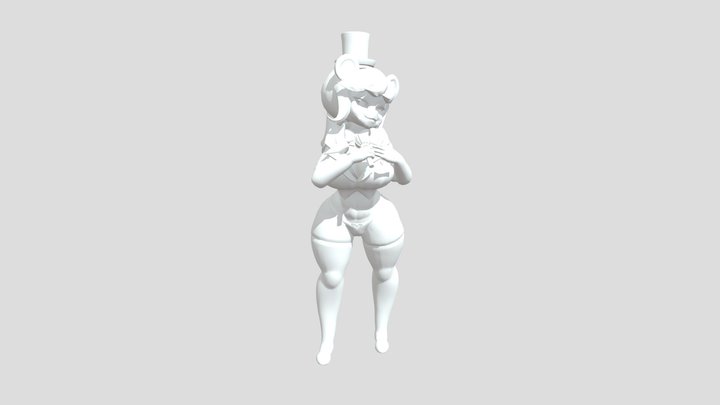 Frenni 3D print pose statue/miniature (SFW) 3D Model