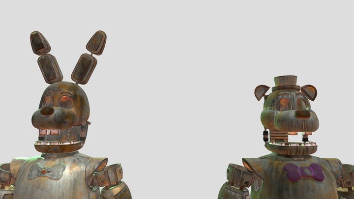 FNAF: SOTM | FredBear & SpringBonnie 3D Model