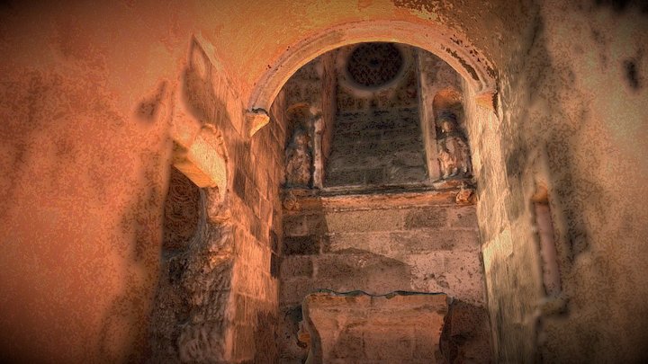 Crypte de la collégiale de St Ours (Loches) 3D Model