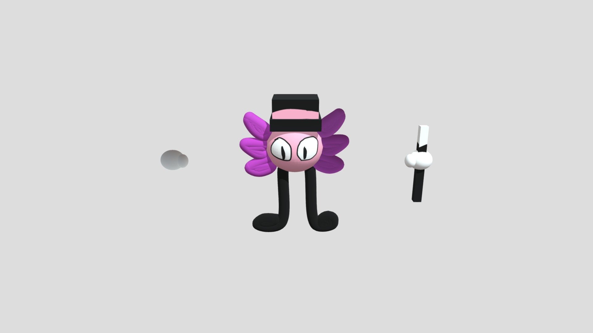 The worst KinitoPET Model w/ tophat and caine - Download Free 3D model ...