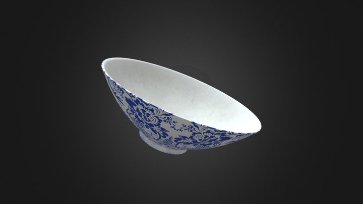 Porcelain Bowl 3D Model