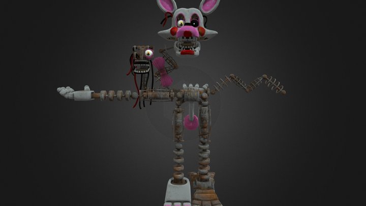 Mangle - FNaF AR: Special Delivery - Download Free 3D model by Priorities  (@Priorities) [2a377e5]