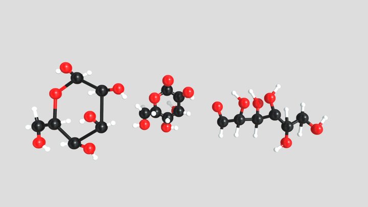 Glucose 3D Model 3D Model