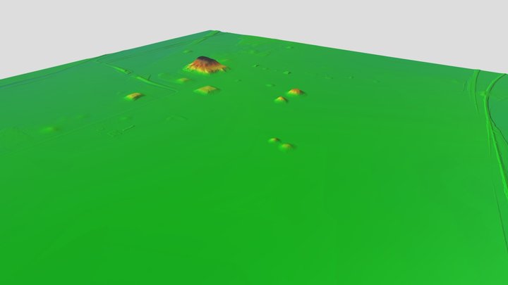 Cahokia LiDAR Model 3D Model