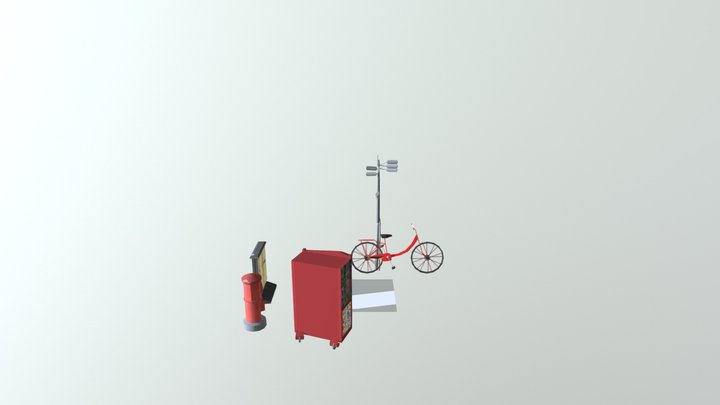 Gathered Objects 3D Model