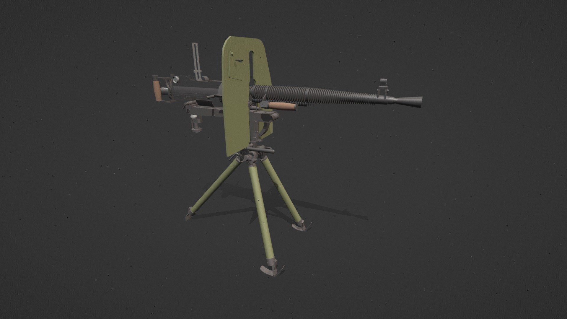 machine gun DS 39 3D model by seriousliza [0271fcb] Sketchfab