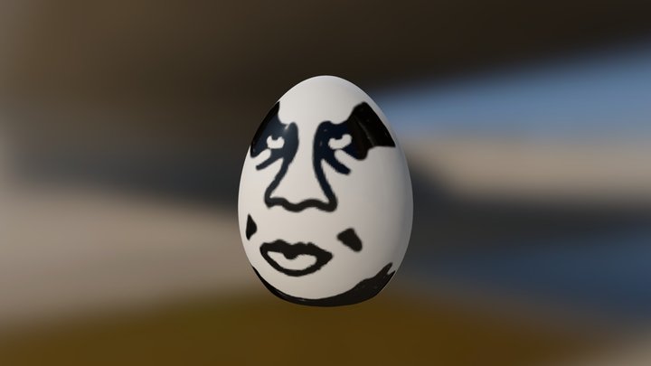  Obey Egg 3D Model