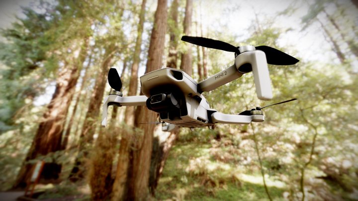 DJI Mini 2 3D Model