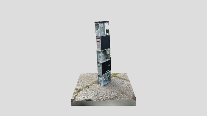 CPU Tower 05 3D Model