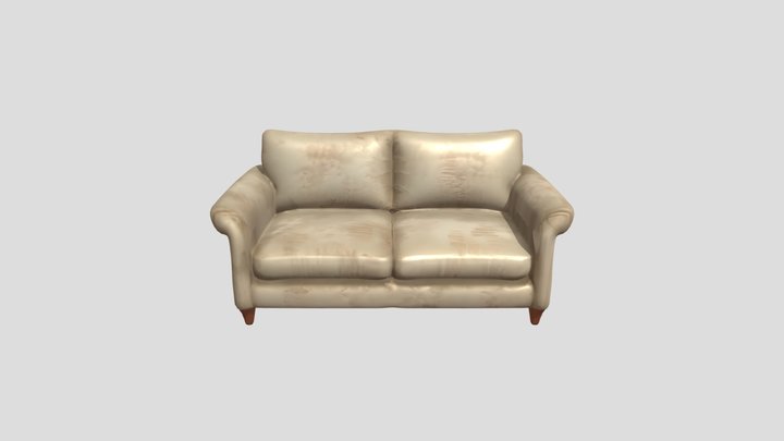 Old Couch 3D Model