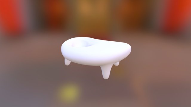 Bean Shape 3D Model