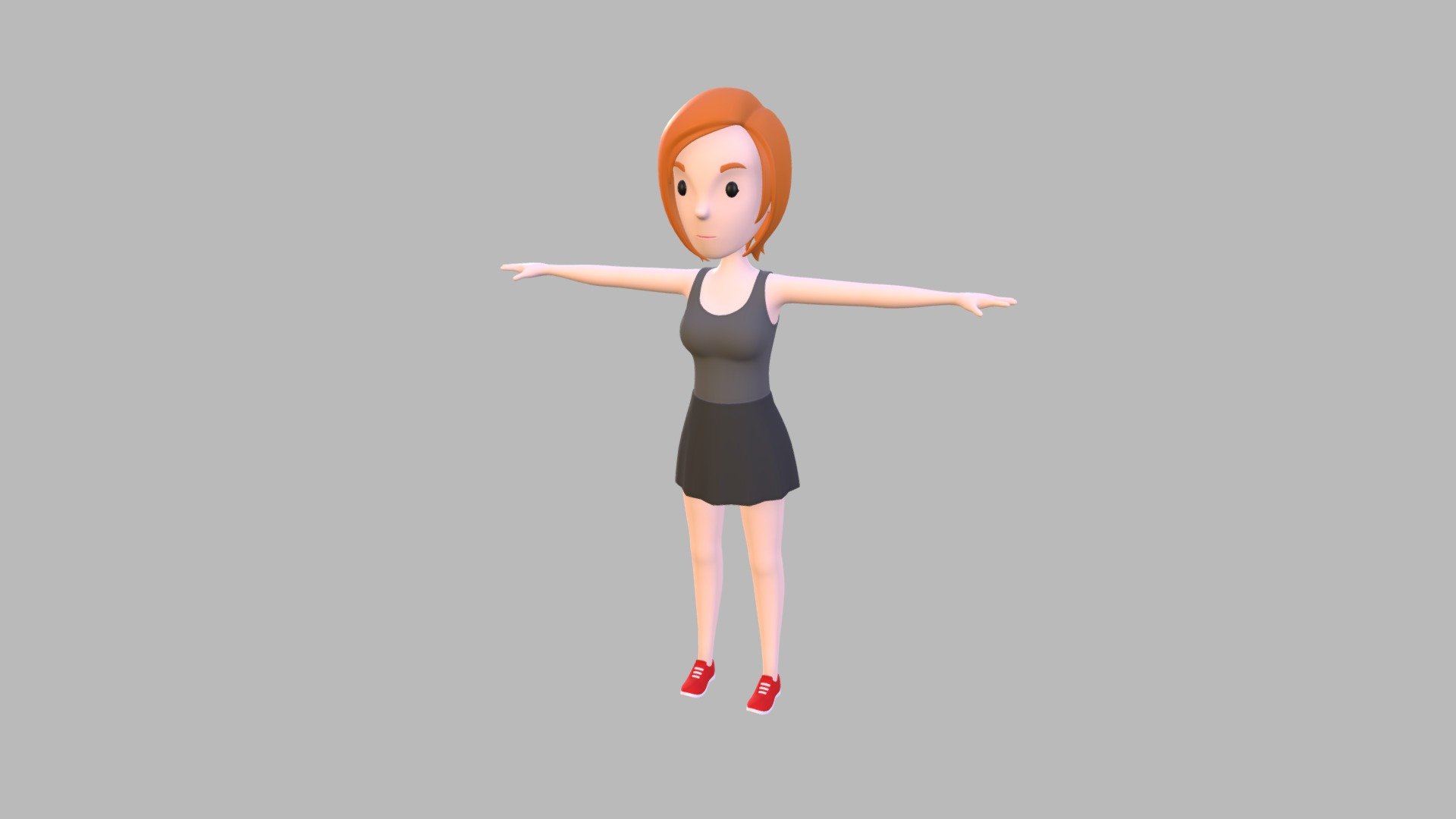 Cartoongirl011 Girl Buy Royalty Free 3d Model By Bariacg [02780b4] Sketchfab Store