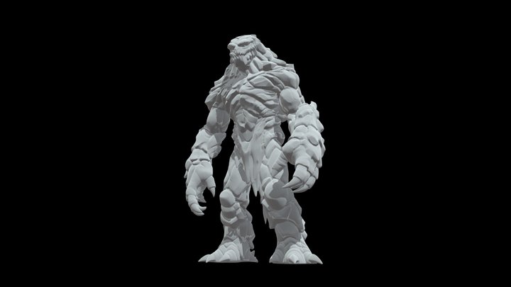 Golam Stone Monster – Free 3D Model STL
