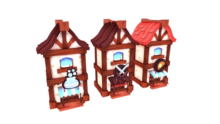 Shop Set 3D Model