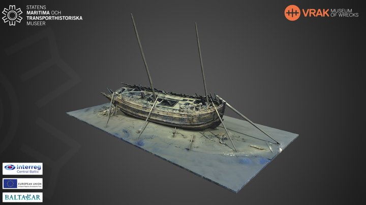 The Dalarö wreck/ Bodekull part 2 3D Model