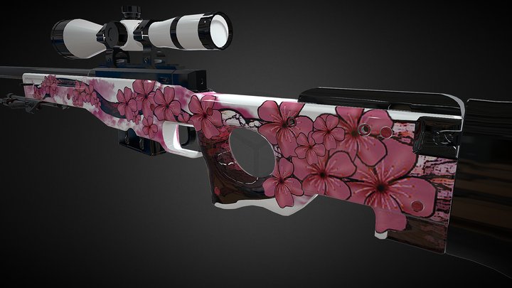 AWP Sakura 3D Model