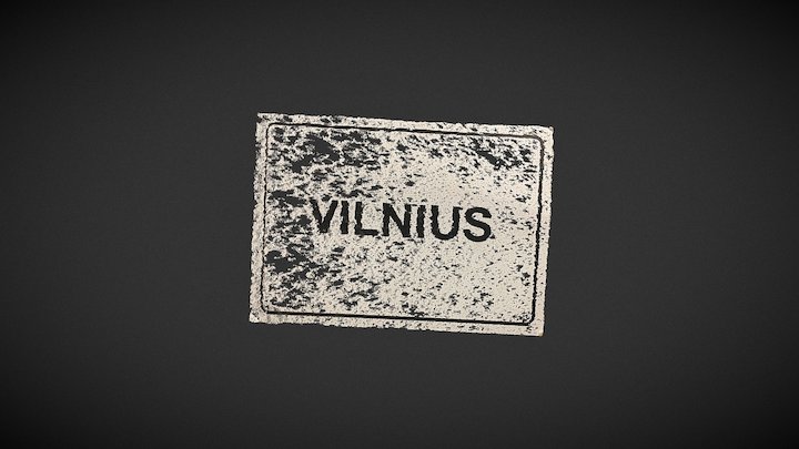 Postcard Five: Vilnius 3D Model