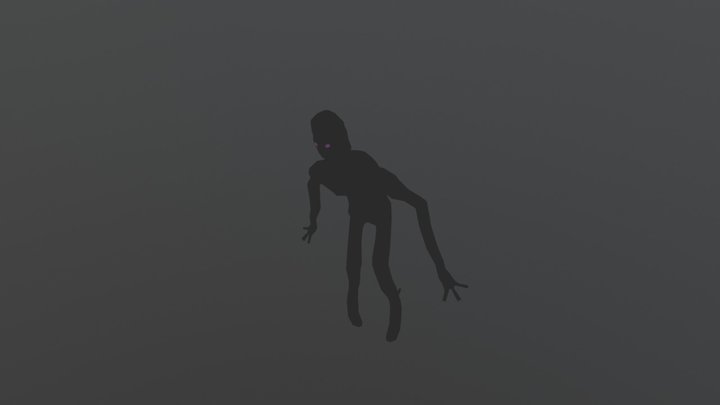 Shadow Monster Walk (Before And After) 3D Model