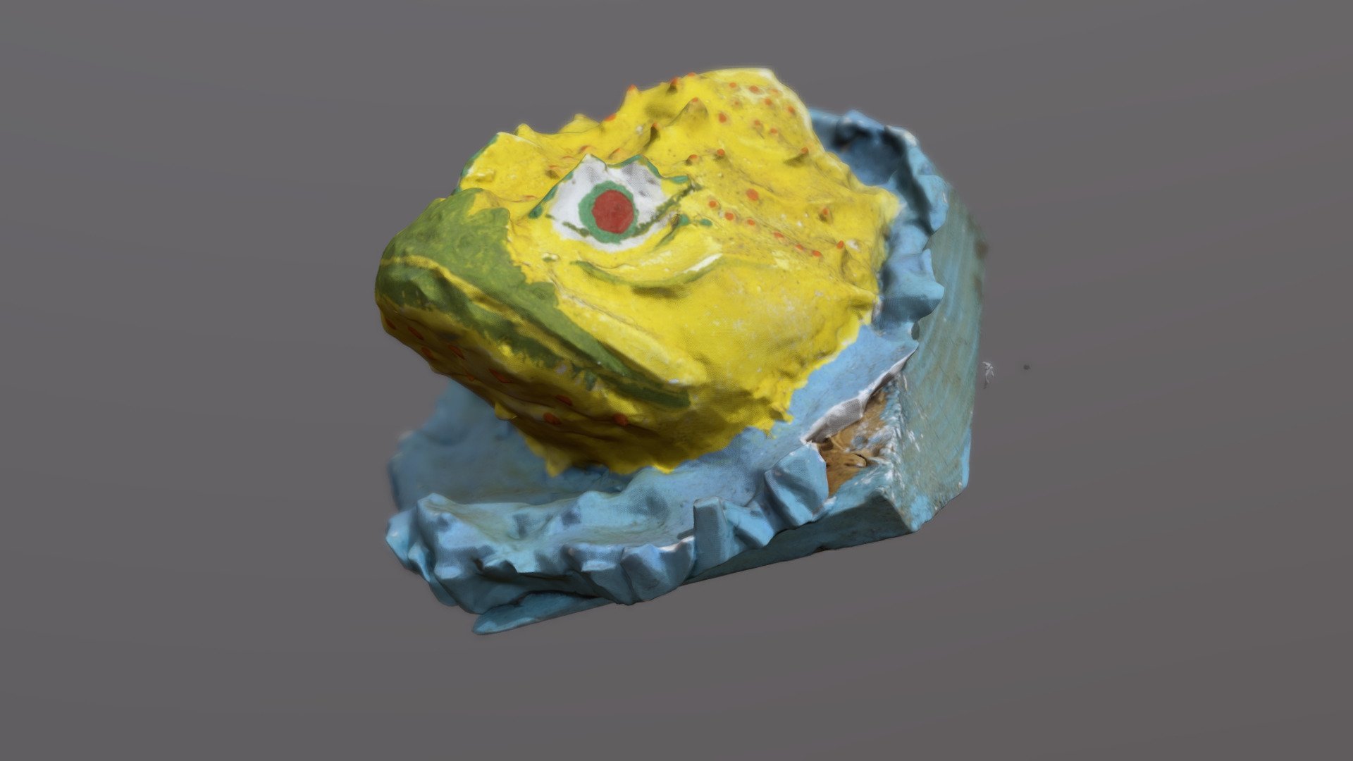 Moulage Fish Head Scan Share