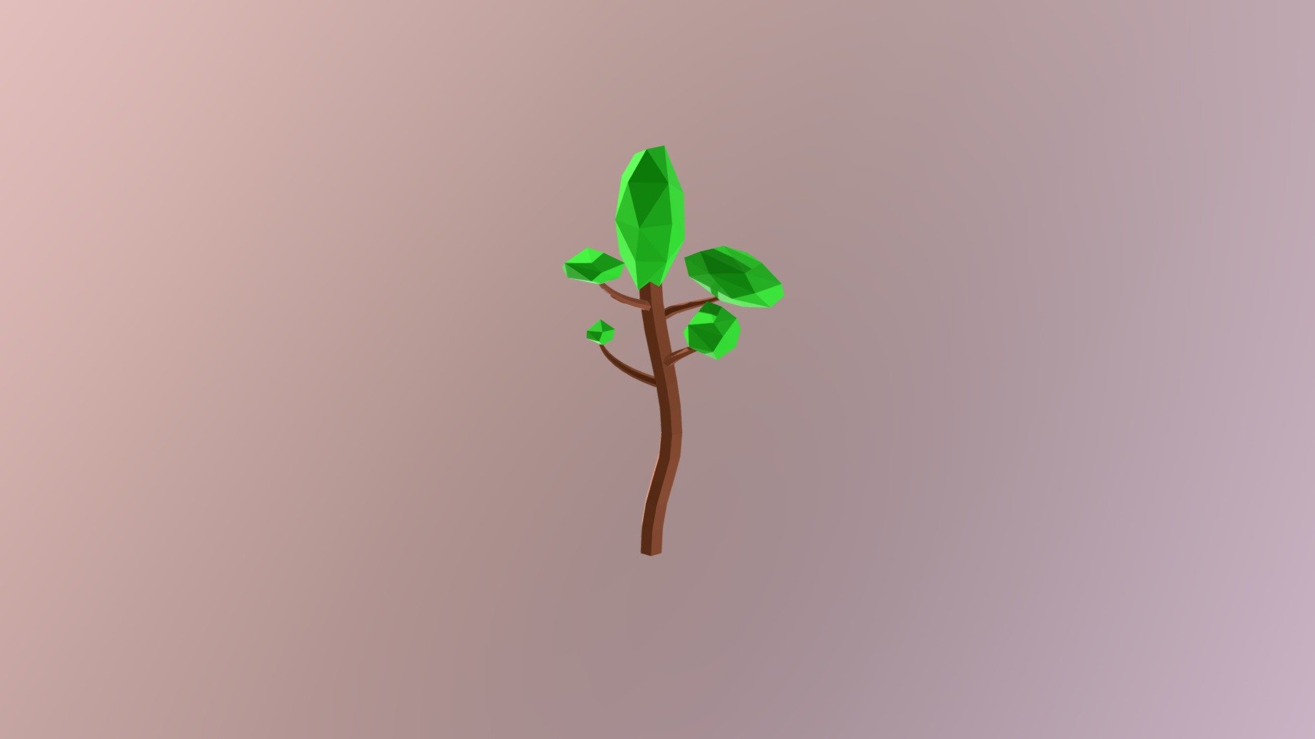 Low poly tree/arbre low poly