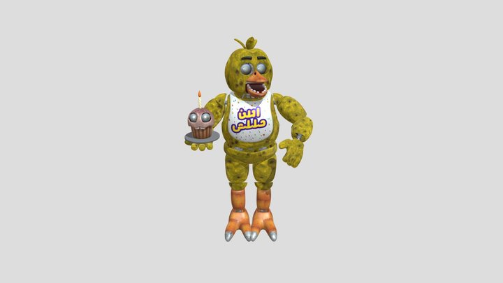 chica-fnaf-1 (test) 3D Model