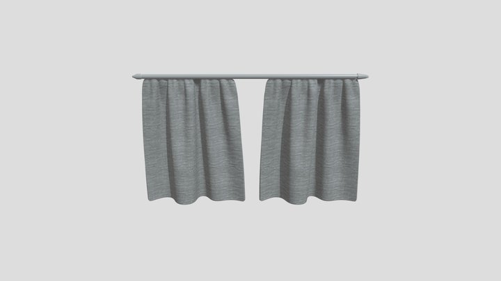 Curtains 3D Model