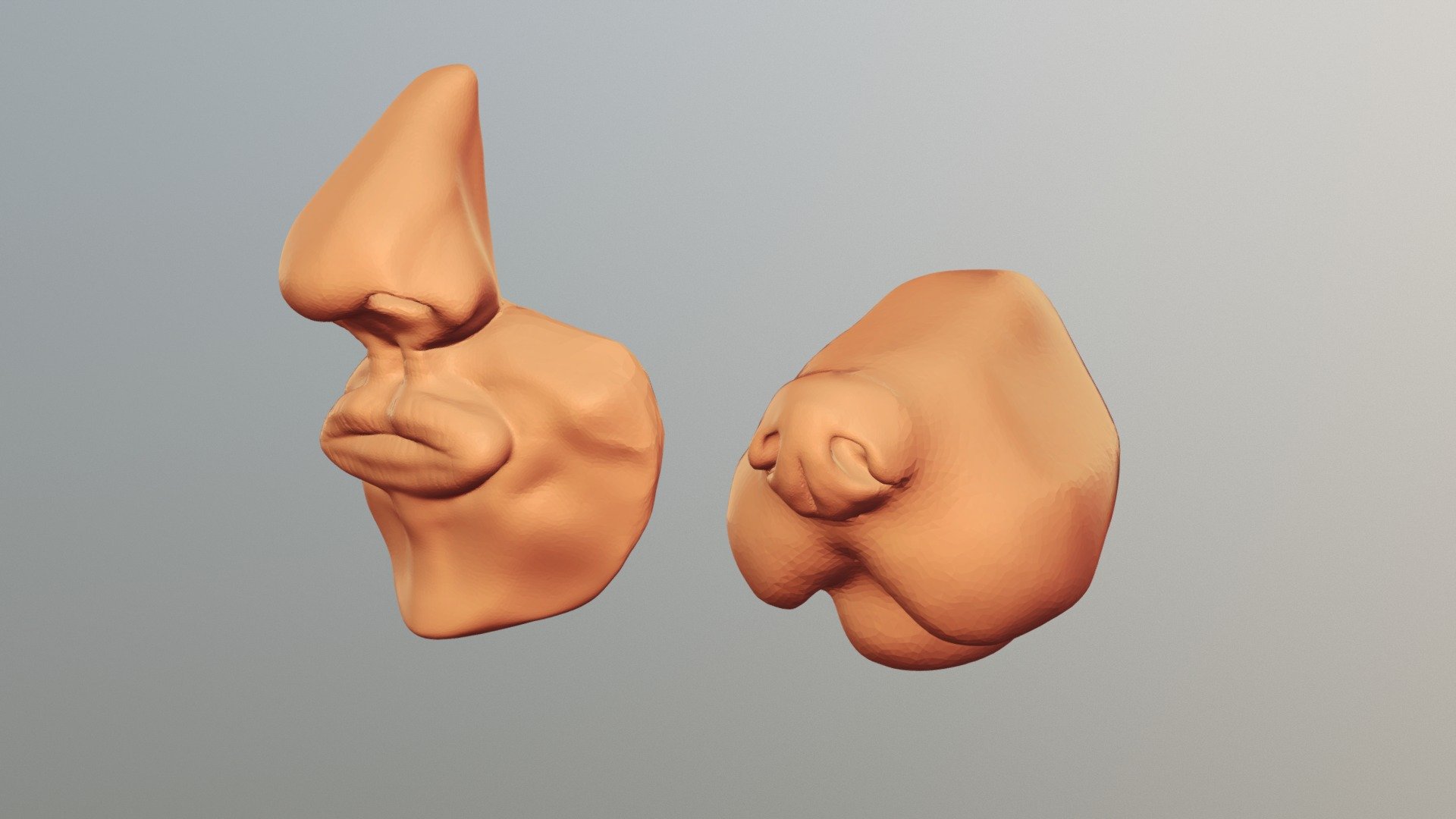 #SculptJanuary18 - Day 1: Mouth & Nose