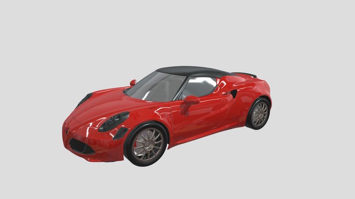 Alfa Romeo 4C – High-Resolution 3D Scan 3D Model