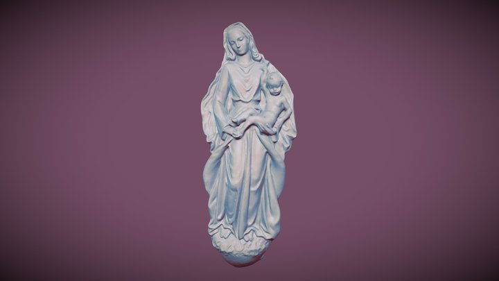 Mare de Déu de Rialb 2 3D Model