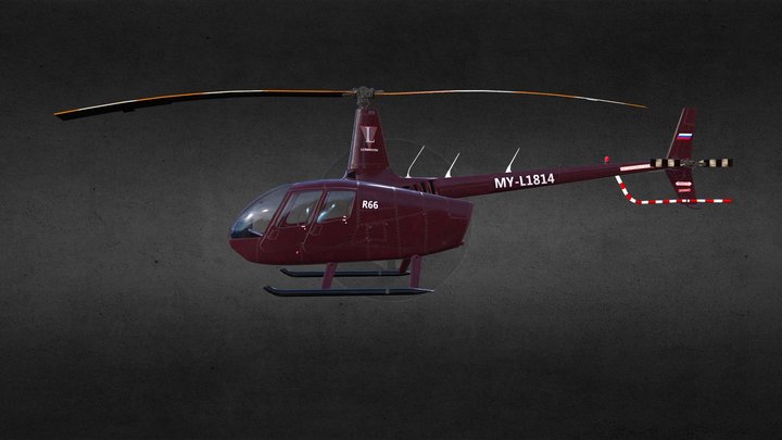 Robinson R66 3D Model