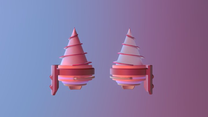 Dual wield drills 3D Model