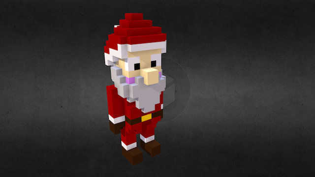Christmas Calendar - day 15 - Santa Claus 3D Model