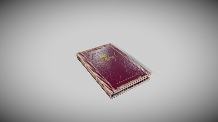 Generic Historical Hardback Book 3D Model