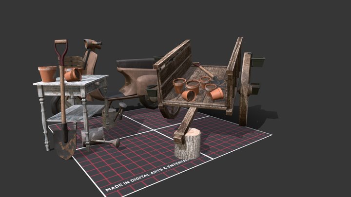 1VFX07E_Popov_Kate_5FinishedProps_Models 3D Model