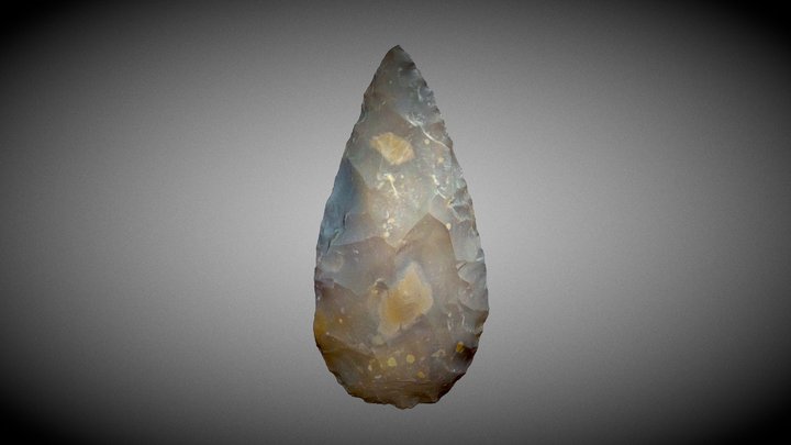 Replica 43 Acheulean Handaxe 3D Model