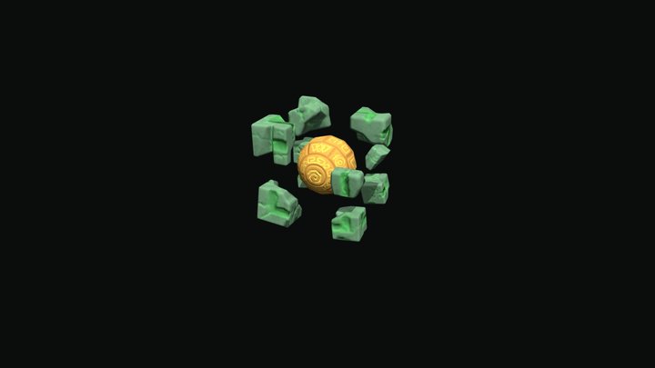 Dota 2 Ward - Eye of the Rift 3D Model