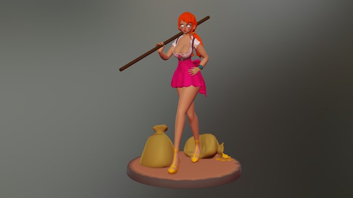 Nami wollecake 3D Model