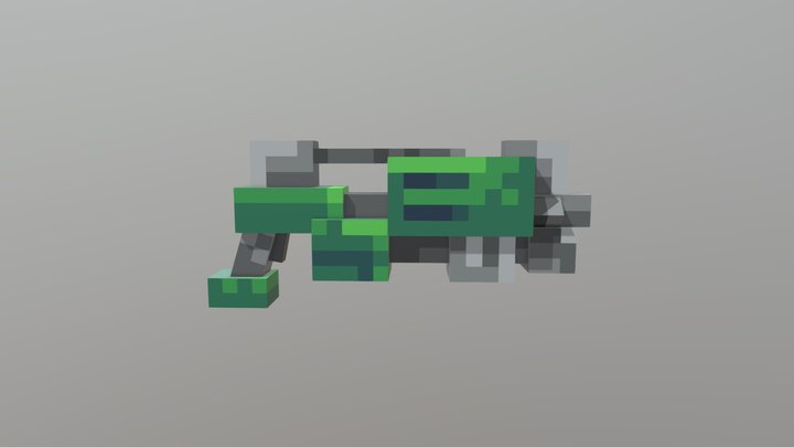 combat shotgun 3D Model