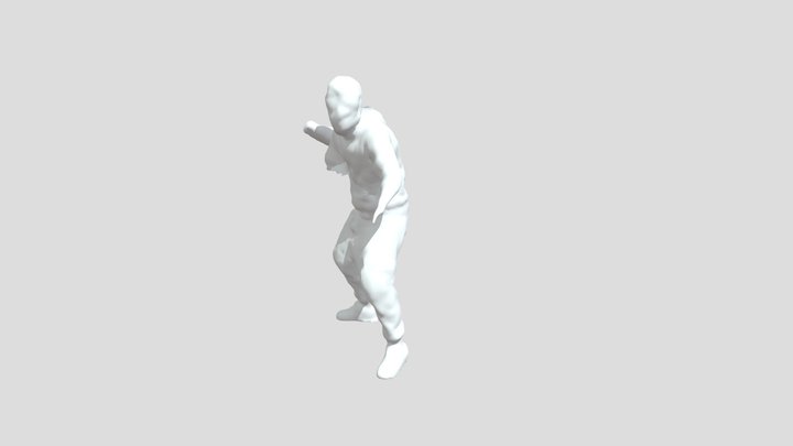 Standing 2H Magic Attack 01 3D Model