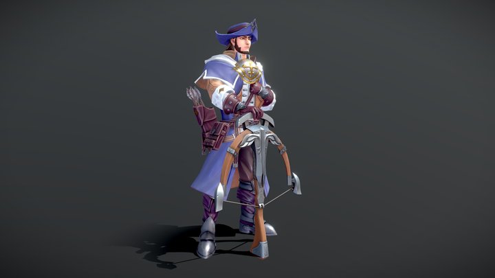 Crossbowman 3D Model