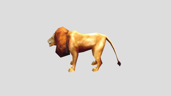 lion 3D Model