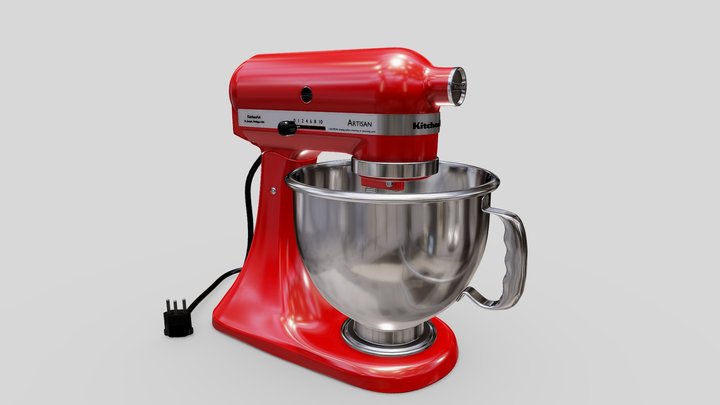 KitchenAid Artisan Stand Mixer 3D Model