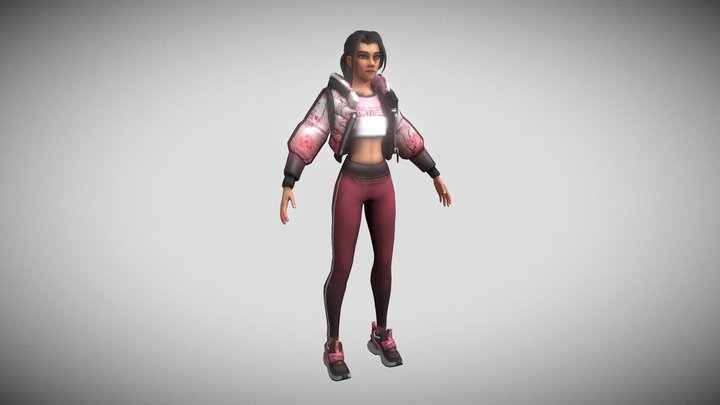 Pia - miniroyale.io - (Rigged) 3D Model