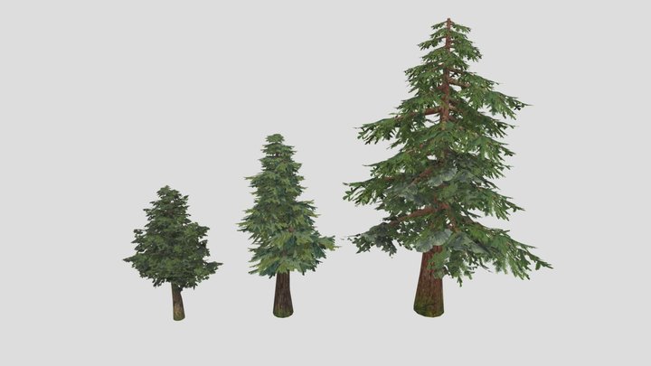 Diorama Trees - TEST 3D Model