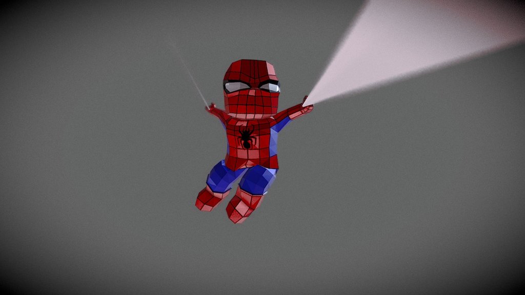 Low Poly Mini-Series Spiderman