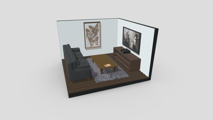 Living  Room 3D Model