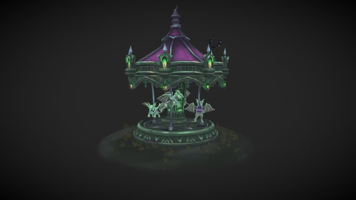 Gothic Carousel - ZugZug Challenge 3D Model