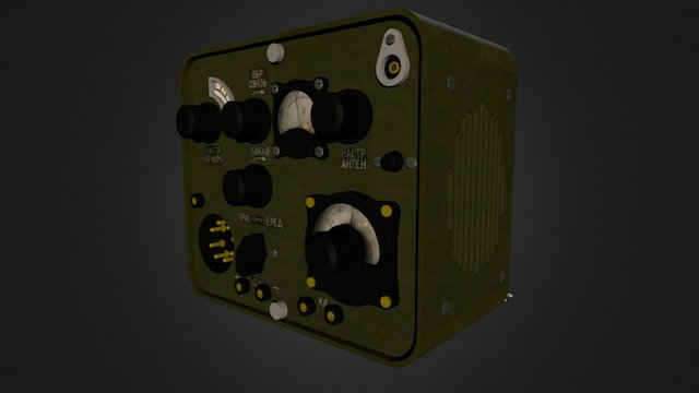 Soviet Spy Radio "Sever" 3D Model