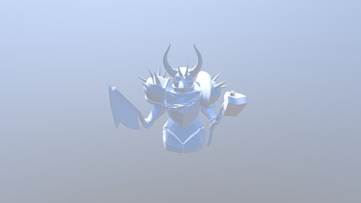 Rat Champion Pawn 3D Model